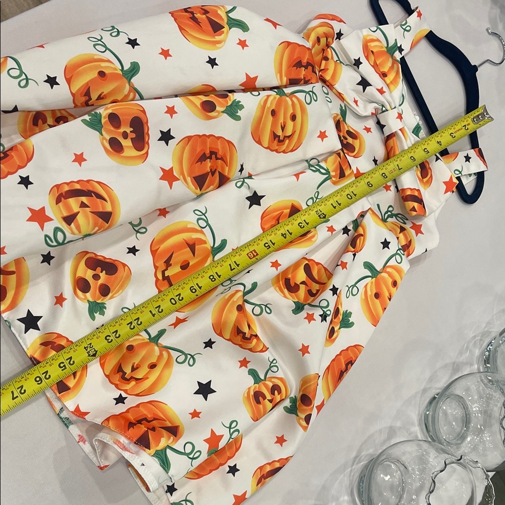 Cat & Jack Halloween Pumpkin Dresses- set of TWO Orange 4/5T - Picture 9 of 16